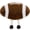 Brown-rugby, variant on MorisMos 28" Green Crocodile Stuffed Animal, Soft Alligator Plush Pillow
