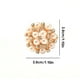 thumbnail image 2 of Sonducket Bufanda anillo perla diseño Simple todo-fósforo flor Vintage moda decorativa joyería multiusos chal Pin regalo del Día de San Valentín Accesorios de disfraces Oro, 2 of 6
