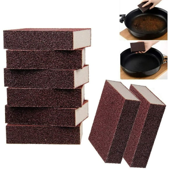 Carborundum Éponge Cuisine Éponges de Nettoyage Nano Emery Éponge de Nettoyage Magiques Émeri Éponge de Magiques Multi-usages Outils de Nettoyage pour Cuisine, Garage, Salle de Bain et Salon
