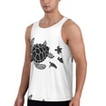 thumbnail image 2 of Easygdp Family Of Sea Turtles Men's Tank Top, Sleeveless Muscle T Shirts, Breathable, Quick-Dry, Loose for Gym, Running, Fitness - Medium, 2 of 9