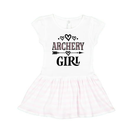 

Inktastic Archery Girl Bowhunting Gift Gift Toddler Girl Dress