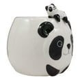 thumbnail image 4 of Ebros Giant Panda Bear Ceramic Coffee Mug With Sleeping Cub Latch On Spoon Set, 4 of 7