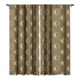 thumbnail image 1 of Society6 Avenie Nightglow Olive Green Single Panel Room Darkening Window Curtain 50" x 108", 1 of 1