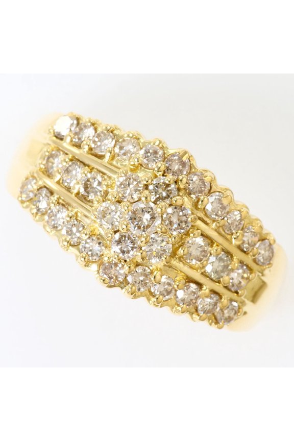 Pre-Owned 18K (18-karat) Yellow Gold Ring with 1 Diamond (0.70 ct), Certificate of...