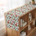 thumbnail image 6 of Table Runners 72 Inches Long Dress Scarves, Valentine's Day Farmhouse Kitchen Table Runner, Coffee Tablerunners, Red Roses Leaves Botanical Spring Watercolor 18x72 Inch, 6 of 9