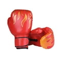 thumbnail image 2 of Guantes de boxeo shamjiam para niños con bolsa pesada de ejercicio rojo, 2 of 8