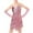 Pink, variant on ameIAEA Little Girls Sequin Fringe Dress Sleeveless Backless Tassel Party Dancewear + Arm Sleeves