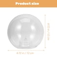 thumbnail image 2 of OULII 3Pcs Led Pillar Candles Sphere Ball Modern Minimalist For Couples, 2 of 8