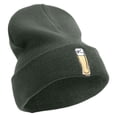thumbnail image 3 of St. Patrick's Day Drink Embroidered Big Size Acrylic Long Beanie - Grey XL-3XL, 3 of 5