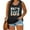 Gray-1, variant on Jmters Women's Plus Size Summer Pineapple Sunglasses Tees Sleeveless Vacation T Shirt Tank Tops Hawaiian Graphic Printed