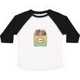 thumbnail image 3 of Inktastic Colorful Box of Crayons Boys Toddler T-Shirt, 3 of 5