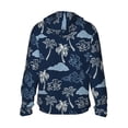 thumbnail image 3 of Fotbe Hawaii Palms Men's Women's UPF 50+ Sun Protection Jacket Hooded Cooling Shirt with Pockets Hiking Outdoor Performance-3X-Large, 3 of 9