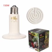 Ceramic Emitter Heated Pet Reptile Heat Breeding Light White 110V 25W/50W/75W/100W/150W/200W Pets Supplies Hobbies Home Decor Infrared Electrical Lamp