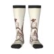 thumbnail image 1 of Fotbe Two Cowboys Riding Horses In The Desert Calcetas Divertidas Estampadas para Hombre y Mujer, Calcetas de Algodón hasta la Rodilla para Caminar, Correr, Enfermería y Embarazo, 1 of 6