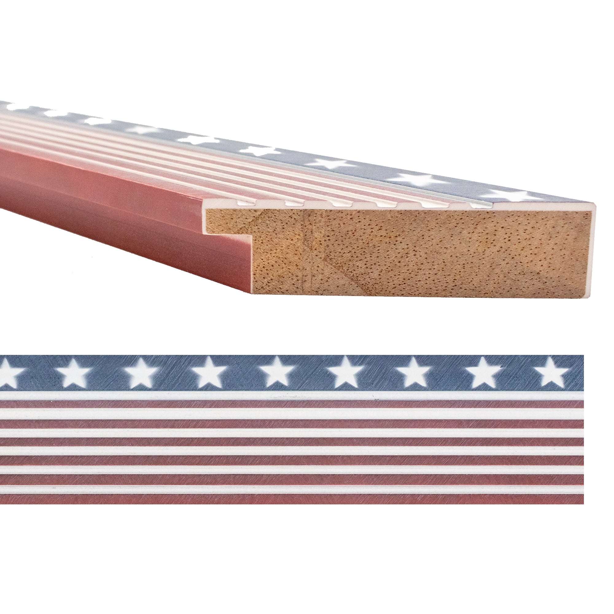 18x24 American Flag Wood Frame - Great for Posters, Photos, Art Prints, Mirror, Chalk Boards, Cork