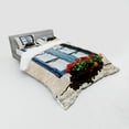 thumbnail image 3 of Ambesonne Urban Bedding Set 3 Pcs, Mediterranean Window, Twin XL, Blue Grey, 3 of 3