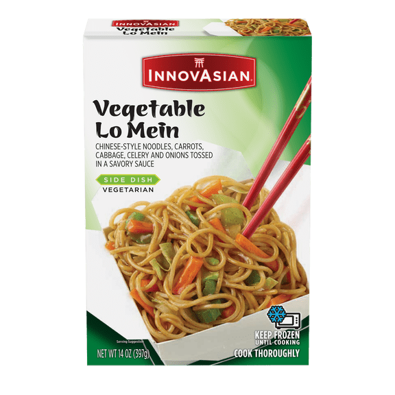InnovAsian Vegetable Lo Mein, 14 oz (Frozen)