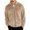 B#Beige, variant on DPTALR Men's Full-Zip Sweatshirt,Casual Lightweight,Long Sleeve,Mock Neck Jacket with Pocket,Brown,XL