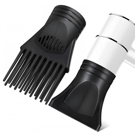 HIBIBUD 2 Pcs Hair Dryer Nozzle Blow Dryer Comb Attachment Hair Styling Tool Hair Dryer Parts Hairdryer Detangle Brush
