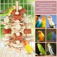 thumbnail image 3 of Bird Toys - Natural Corn Cob and Loofah Slices for Large Parrots, Like African Grey, Macaws, Cockatoos and Amazon Parrot - Wooden, 3 of 12