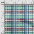 thumbnail image 1 of oneOone Cotton Cambric Fabric Madras Check Print Fabric BTY 56 Inch Wide, 1 of 3