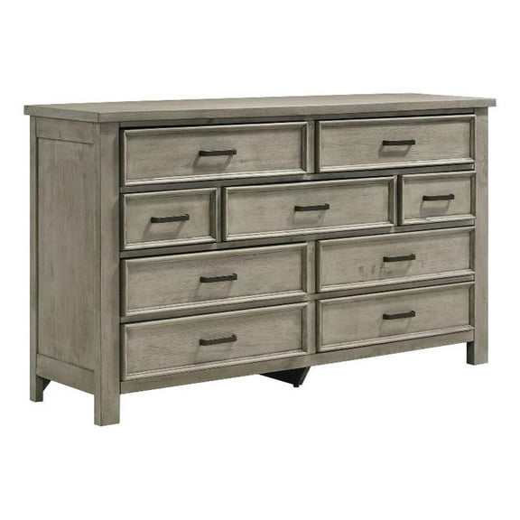 Picket House Furnishings Damen 9-Drawer Dresser in Drift Grey
