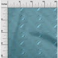 thumbnail image 2 of oneOone Velvet Light Blue Fabric Moire Sewing Material Print Fabric By The Yard 58 Inch Wide, 2 of 4