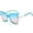 Blue Frame/Blue Gradient Pink Lens, variant on Ginsiom Trendy Oversized Square Sunglasses for Women Cat Eye Butterfly Womens Sun Glasses