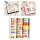 thumbnail image 3 of 20x conjunto de cintas Washi, cinta adhesiva, s decorativas para álbum de recortes, manualidades para álbum DIY, suministros de papelería, Baoblaze Cintas Washi, 3 of 8