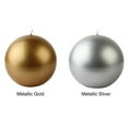 thumbnail image 3 of Jeco CBZ-039-6 3 in. Ball Candles, Metallic Gold - 36 Piece, 3 of 4