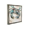 thumbnail image 4 of Stupell Industries Abstract Nautical Crab Animals & Insects Painting Gray Floater Framed Canvas Art Print Wall Art, 18 x 18, 4 of 10