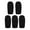 62x30x14mm, variant on 5 Pack Mic Windscreens Windshields for Desktop Mic, Headset Mic, Headset Microphone Covers Foam Small Microphone Covers