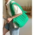 thumbnail image 2 of Kukuzhu Quilted Tote Bag for Women Padding Down Hobo Bag Fashion Large Shoulder Bag Message Bag, 2 of 6