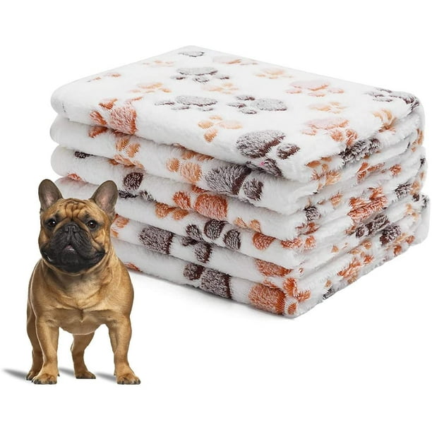 Autolock 1 Pack 3 Dog Puppy Blanket Small Couch Soft Fleece Pet Cat Throw Blankets Warm Paws Bed Car Washable Chew Proof White Walmart Com