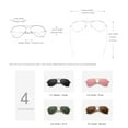 thumbnail image 6 of KINGSEVEN Men Women Polarized UV400 Sunglasses Pilot Style Alloy Frame, 6 of 7