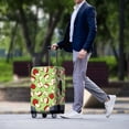 thumbnail image 3 of HELLHERO Apple Pattern Elastic Luggage Cover Protector for Travel Enthusiasts, All Size Anti-fade Durable Luggage Protective Cover, 3 of 7