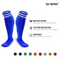 thumbnail image 2 of Lian LifeStyle Exceptional Boy's 1 Pair Knee High Sports Socks for Soccer, Softball, Baseball, and Many Other Sports XL003 Size XSBlue, 2 of 5