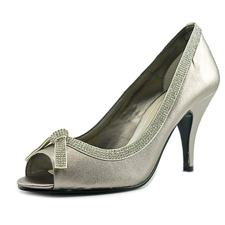Caparros Glow Peep-Toe Leather Heels