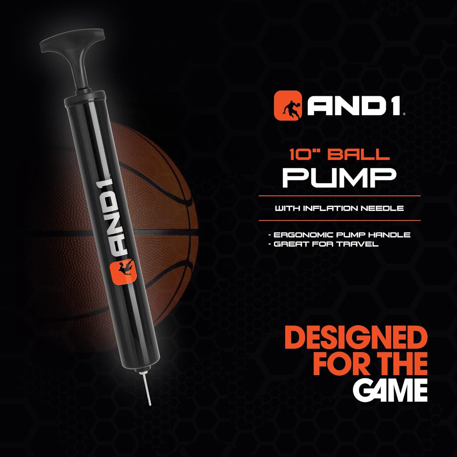 AND1 Mini Basketball 3-Pack - Size 3 (7 Inch) Easy to Grip, Youth Size, Deflated with Pump Included