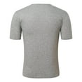 thumbnail image 5 of kamemir Tshirt Short Sleeve T-Shirts(Grey,S), 5 of 5