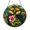 Acrylic 3.5 Inch, variant on Tropical Toucan Stained Glass Suncatcher, Round Window Hanging with Floral Jungle Art, Nature Inspired Home Decor