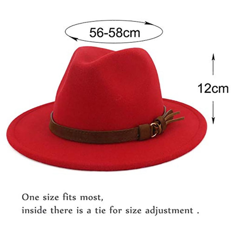 Fedora Adjustable Breathable Felt Men Vintage Style Hat for  display picture 2