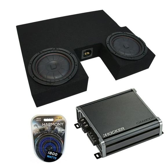 07-13 Toyota Tundra Double Cab Truck Kicker CompVT CVT10 Dual 10 Sub Box CXA8001