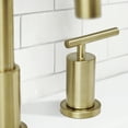thumbnail image 4 of PARLOS 2-Handle Widespread Bathroom Faucet  with Metal Pop-up Drain Assembly and Supply Lines, Brushed Gold, 4 of 11