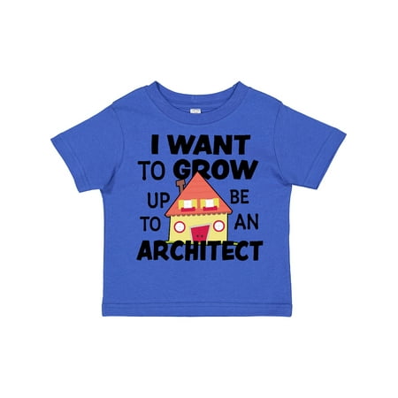 

Inktastic I Want to Grow Up to Be an Architect Gift Toddler Boy or Toddler Girl T-Shirt