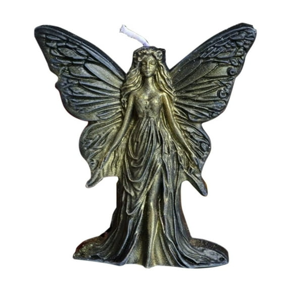 Luoshdecor Butterfly Angel Candle ,Wax Butterfly Fairy Decorative Candle for Halloween Thanksgiving Home Table