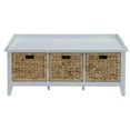 thumbnail image 3 of Bowery Hill Banc de Rangement Blanc, 3 of 6