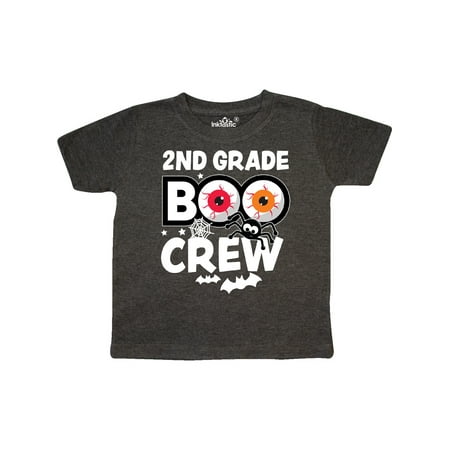 

Inktastic Halloween 2nd Grade Boo Crew Gift Toddler Boy or Toddler Girl T-Shirt