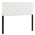 thumbnail image 2 of Home Bedroom Furniture Super Nova 2 White Tufted Queen Headboard, 2 of 6