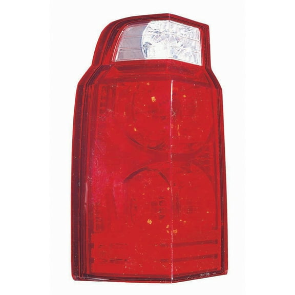 KAI New CAPA Certified Standard Replacement Driver Side Tail Light Lens And Housing, Fits 2006-2010 Jeep Commander